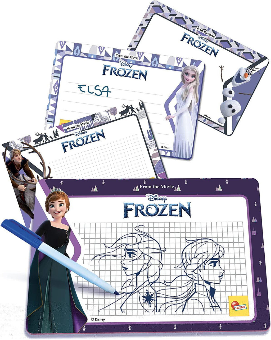 SET DESEN DE BUZUNAR - FROZEN - LISCIANI (L92192) - Libelula Vesela - Jucarii