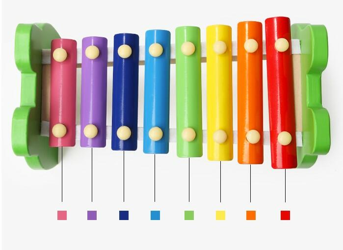 XILOFON DIN LEMN - BROSCUTA VESELA - TOPBRIGHT (7136) - Libelula Vesela - Jucarii