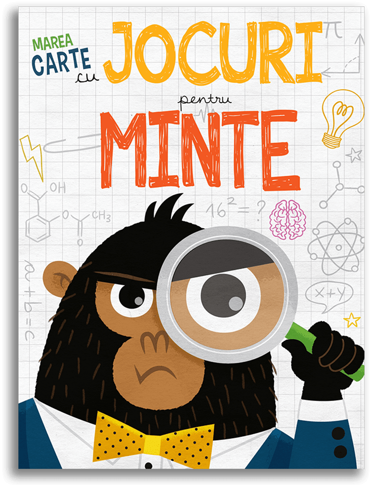 MAREA CARTE CU JOCURI PENTRU MINTE - DPH (978-606-683-968-6) - Libelula Vesela - Carti