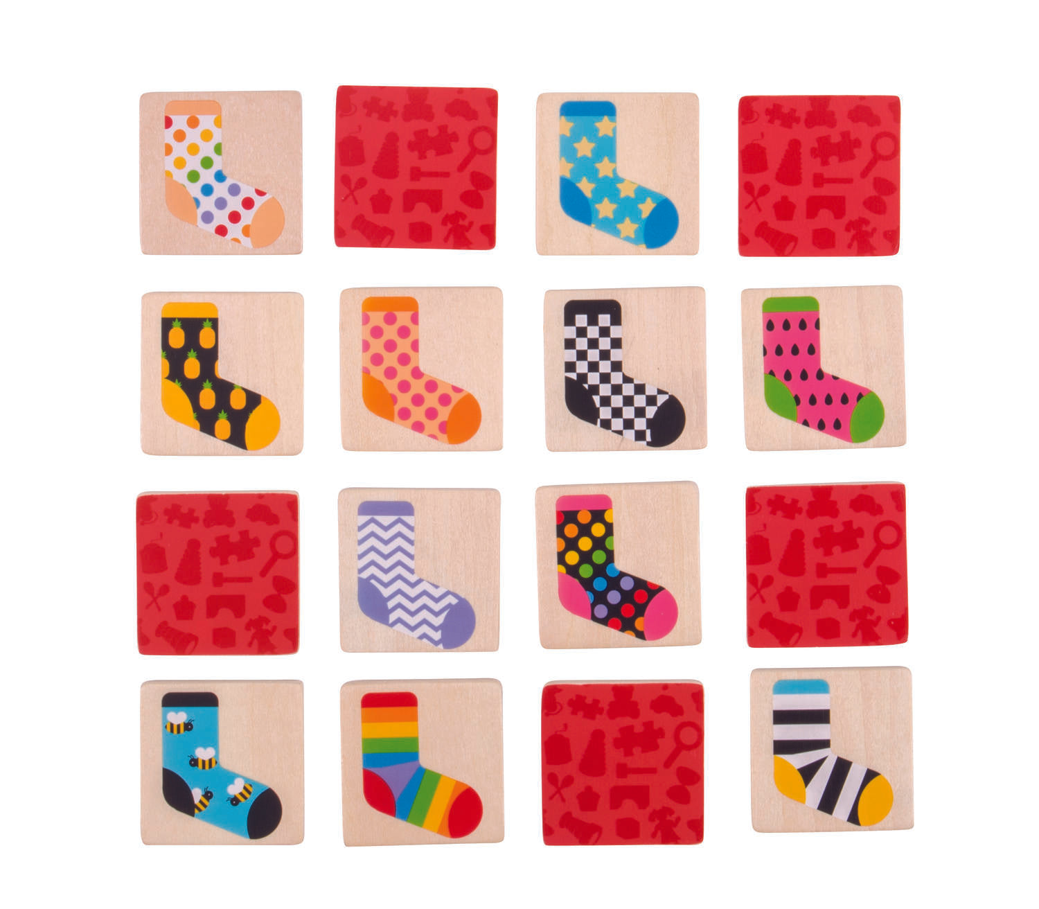 JOC DE MEMORIE - CIORAPEII MEI - BIGJIGS (BJ905) - Libelula Vesela - Jucarii