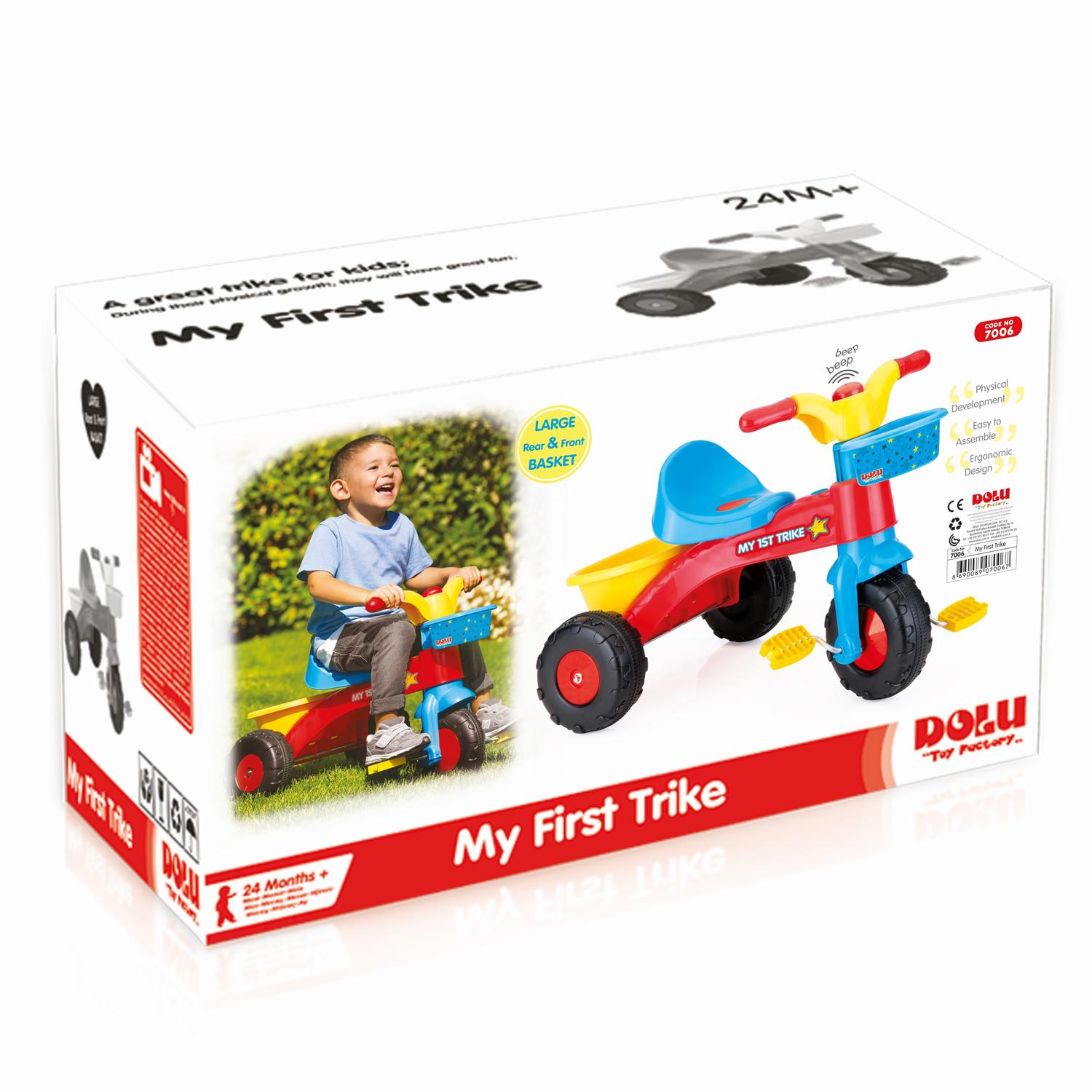 PRIMA MEA TRICICLETA - RAPIDA - DOLU (D7006) - Libelula Vesela - Jucarii