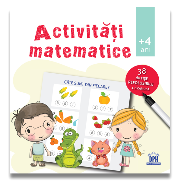 ACTIVITATI MATEMATICE PENTRU PRESCOLARI - DPH (978-606-048-430-1) - Libelula Vesela - Carti
