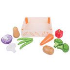 CUTIUTA CU LEGUME DIN LEMN - BIGJIGS (BJ477) - Libelula Vesela - jucarii