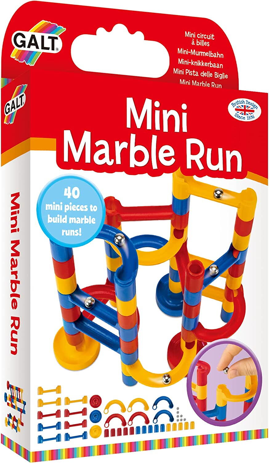 MINI MARBLE RUN - GALT (1005488) - Libelula Vesela - Jucarii