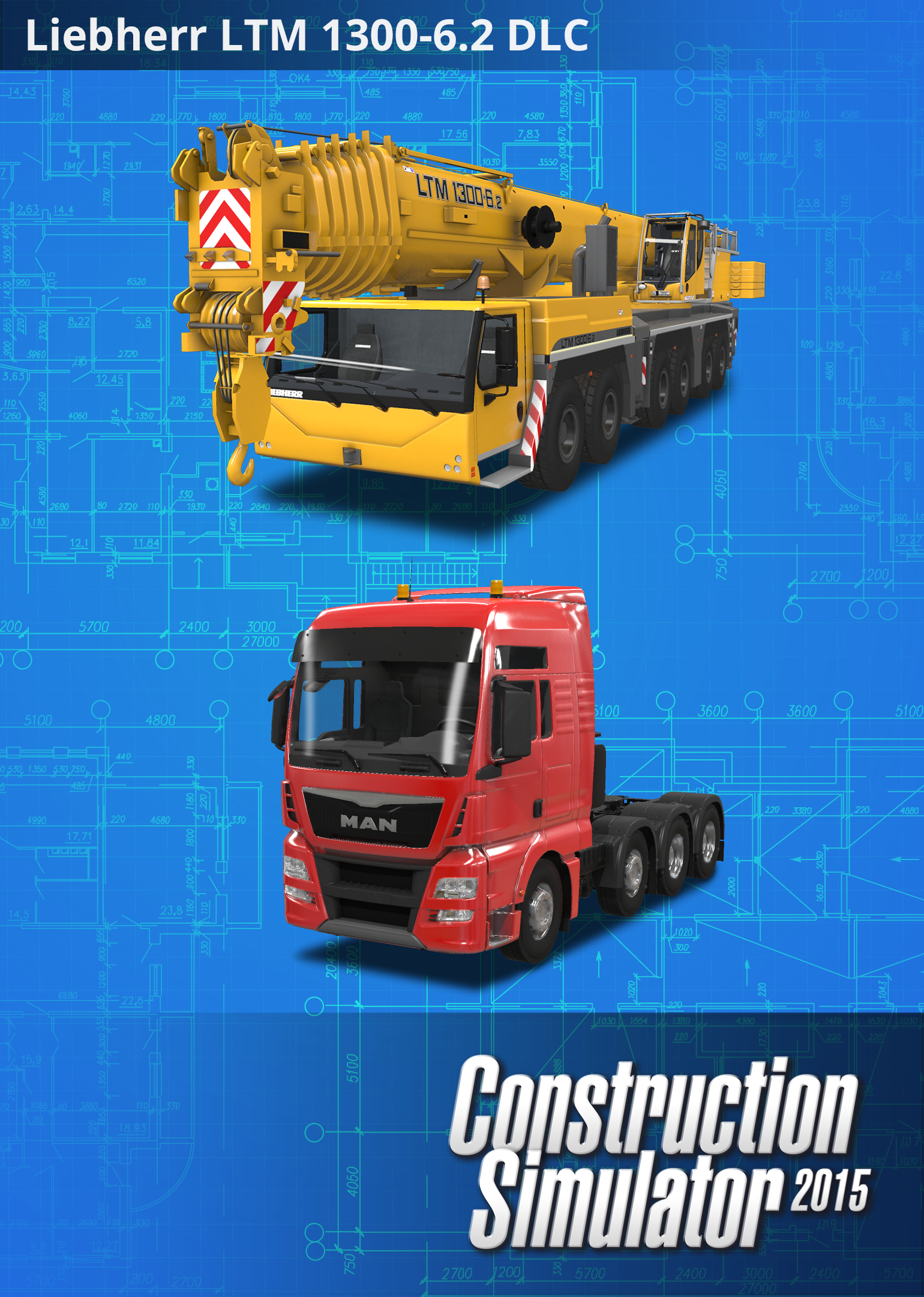 CONSTRUCTION SIMULATOR 2015: LIEBHERR LTM 1300 6.2 (DLC) - STEAM - PC - WORLDWIDE - Libelula Vesela - Jocuri video