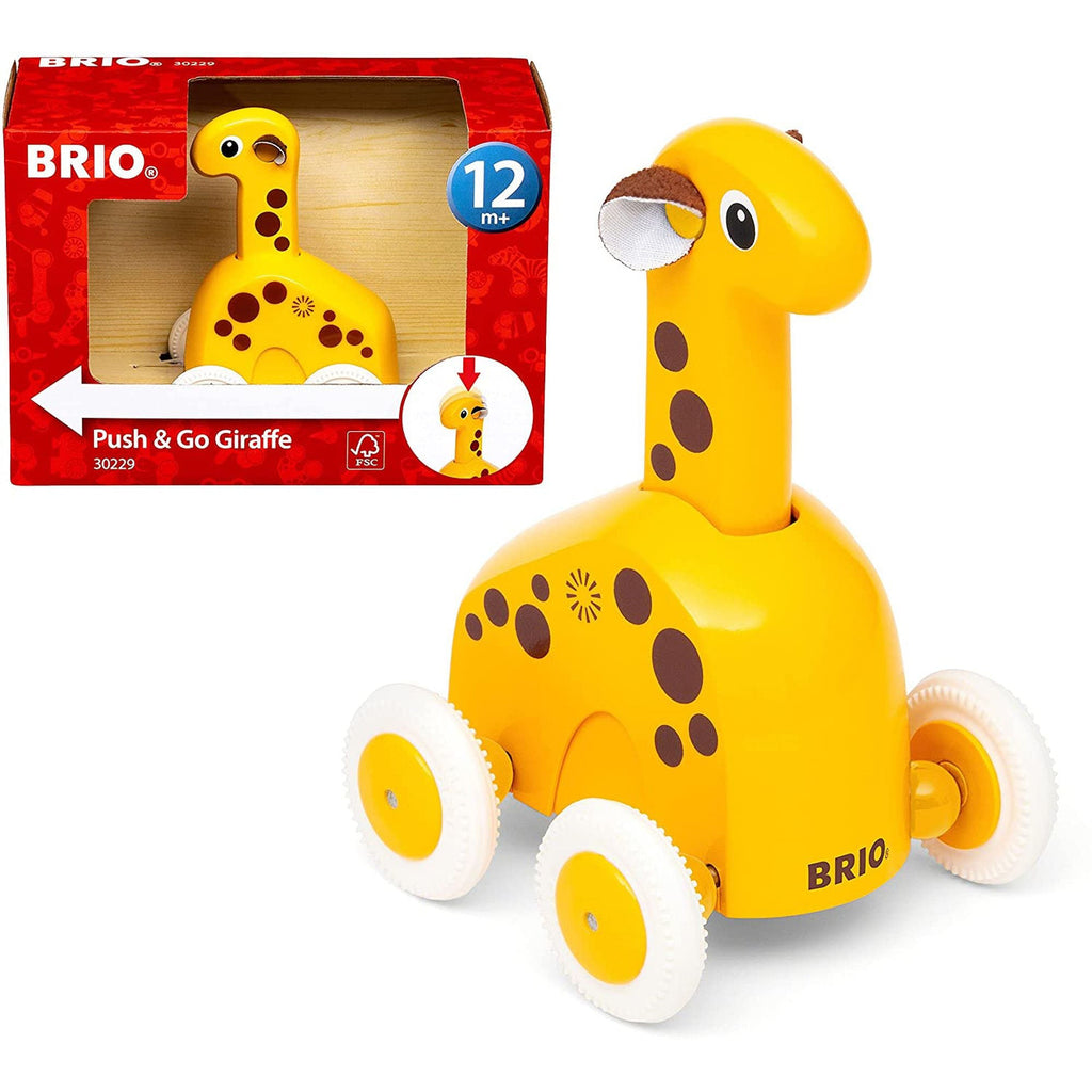 BRIO - JUCARIE APASA SI MERGE GIRAFA - BRIO (BRIO30229) - Libelula Vesela - Jucarii