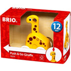 BRIO - JUCARIE APASA SI MERGE GIRAFA - BRIO (BRIO30229) - Libelula Vesela - Jucarii
