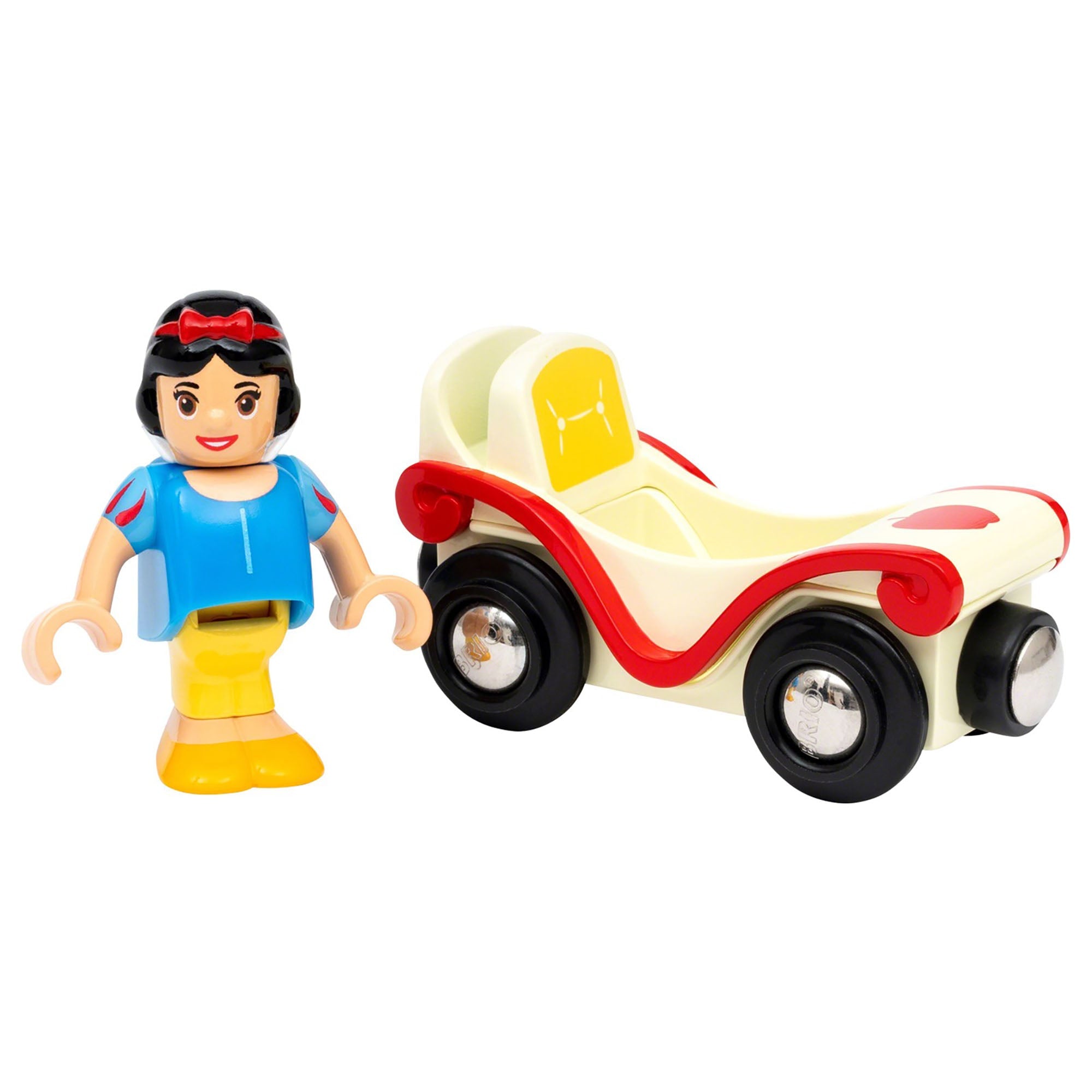 BRIO - ALBA CA ZAPADA SI VAGON - BRIO (BRIO33313) - Libelula Vesela - Jucarii