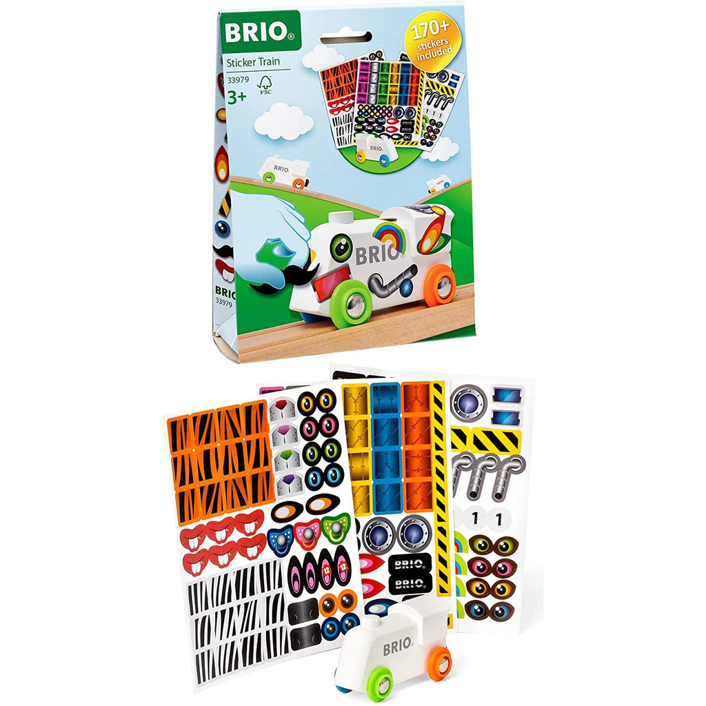 BRIO - TRAIN WITH STICKERS - BRIO (BRIO33979)
