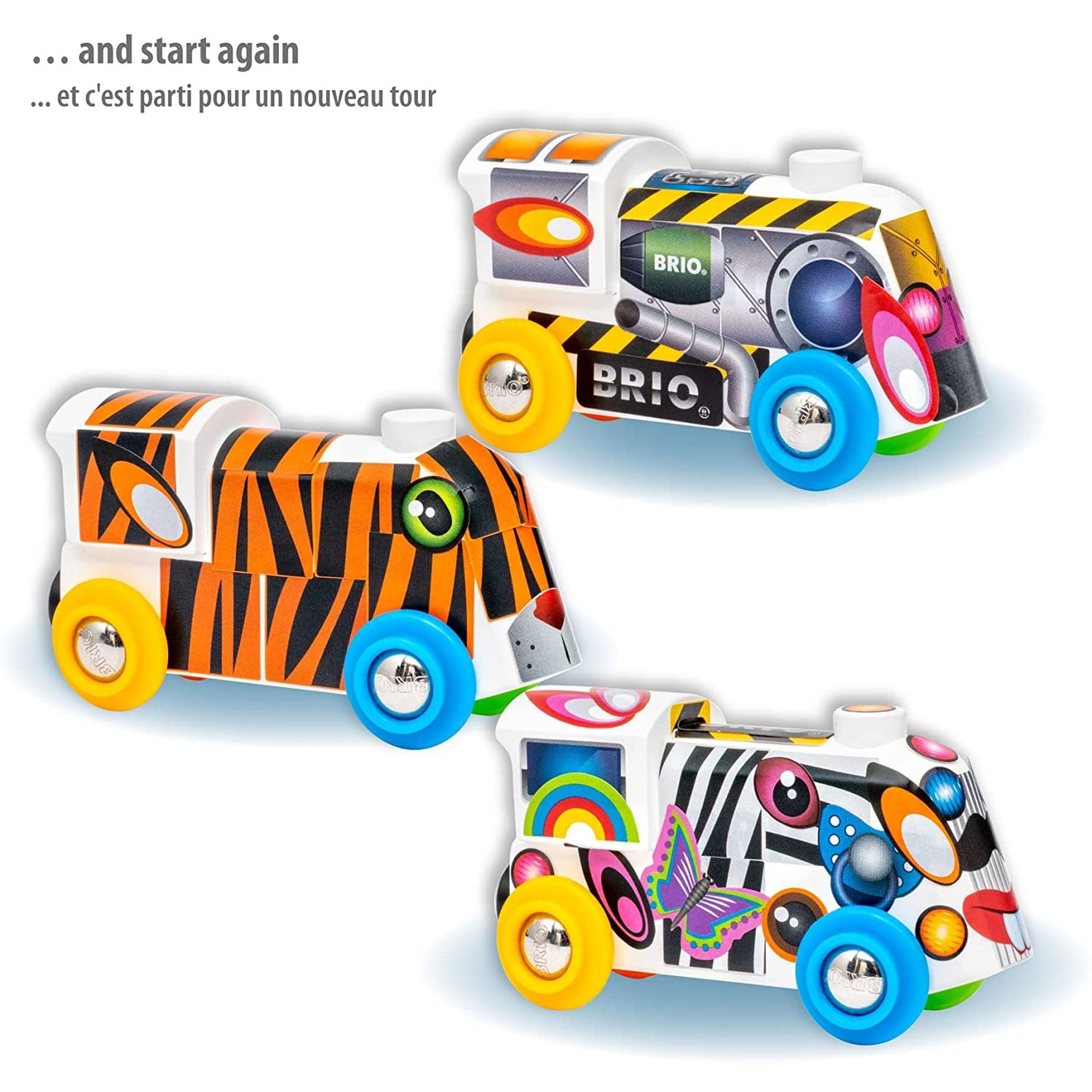 BRIO - TREN CU STICKERE - BRIO (BRIO33979) - Libelula Vesela - Jucarii