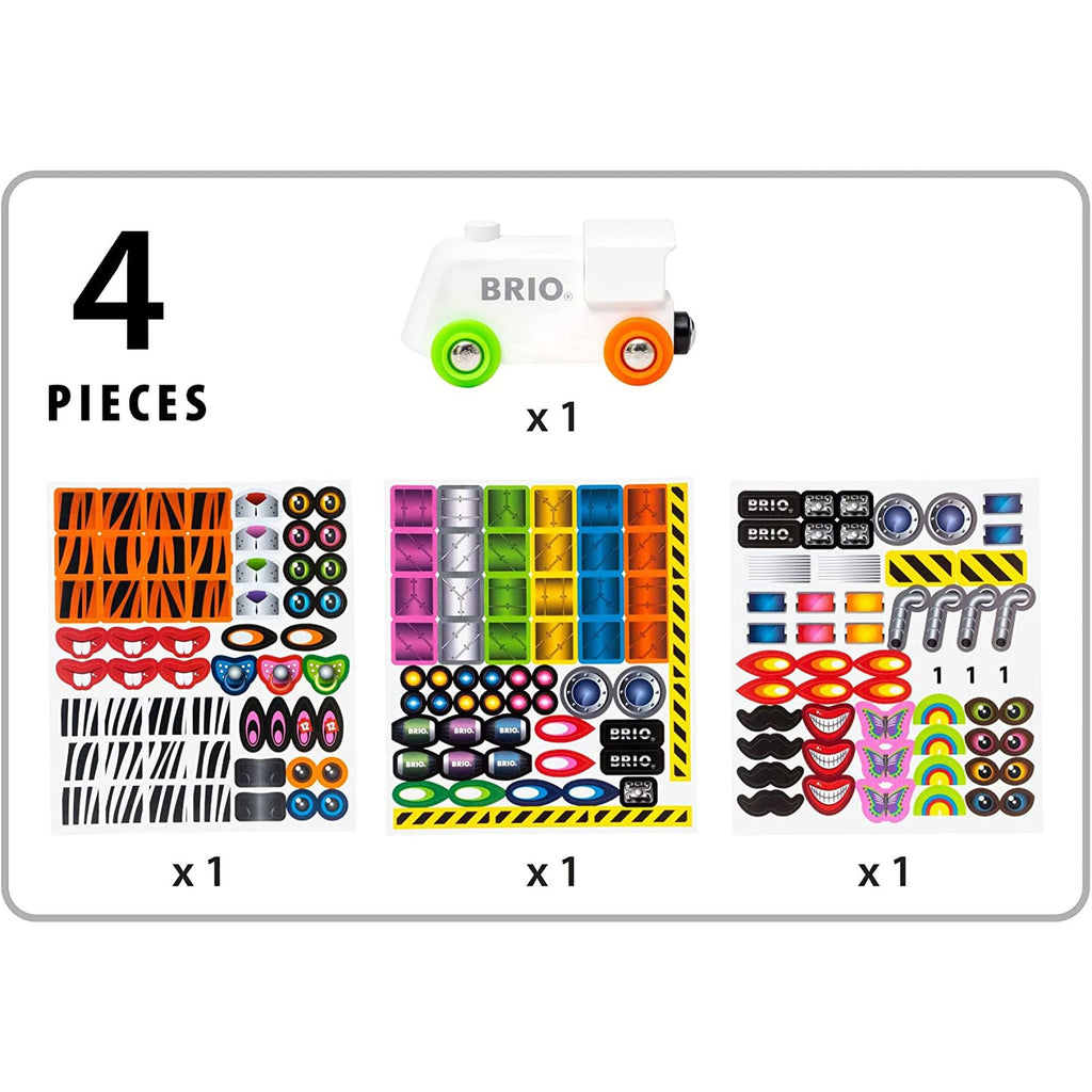 BRIO - TREN CU STICKERE - BRIO (BRIO33979) - Libelula Vesela - Jucarii