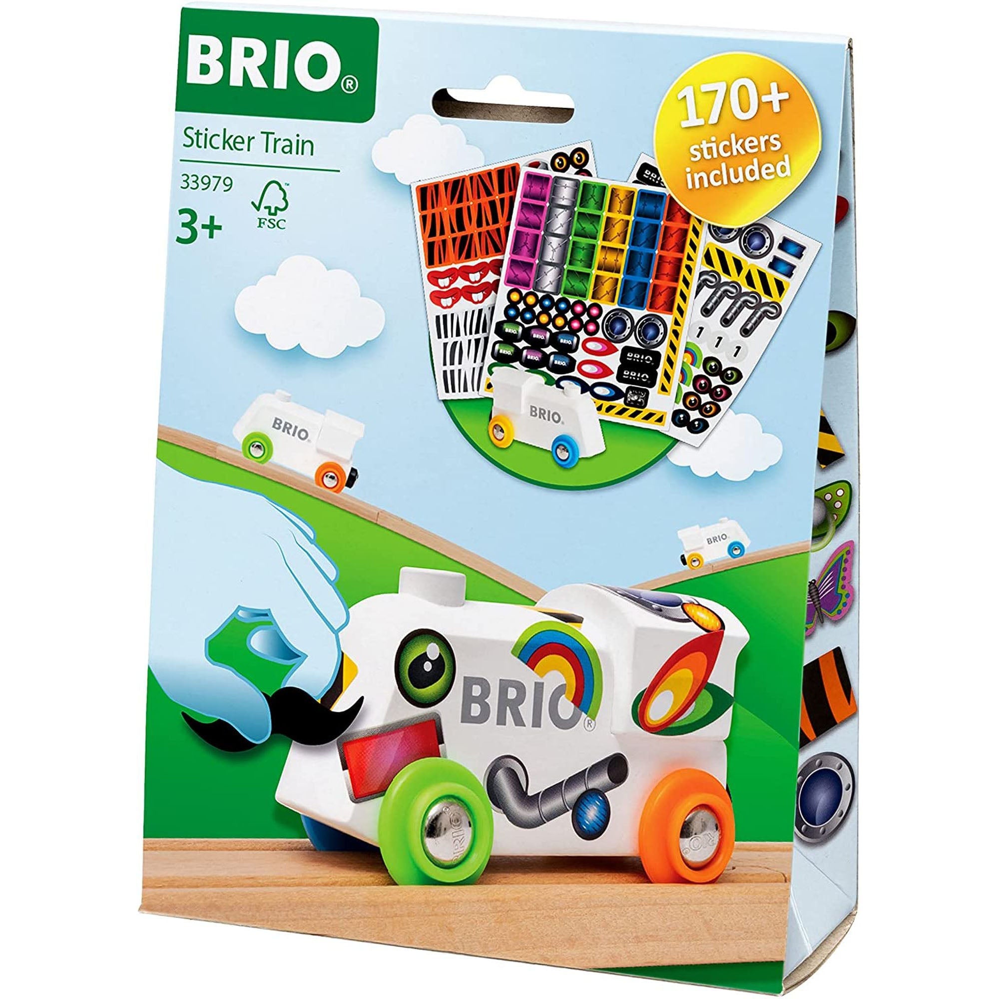 BRIO - TREN CU STICKERE - BRIO (BRIO33979) - Libelula Vesela - Jucarii