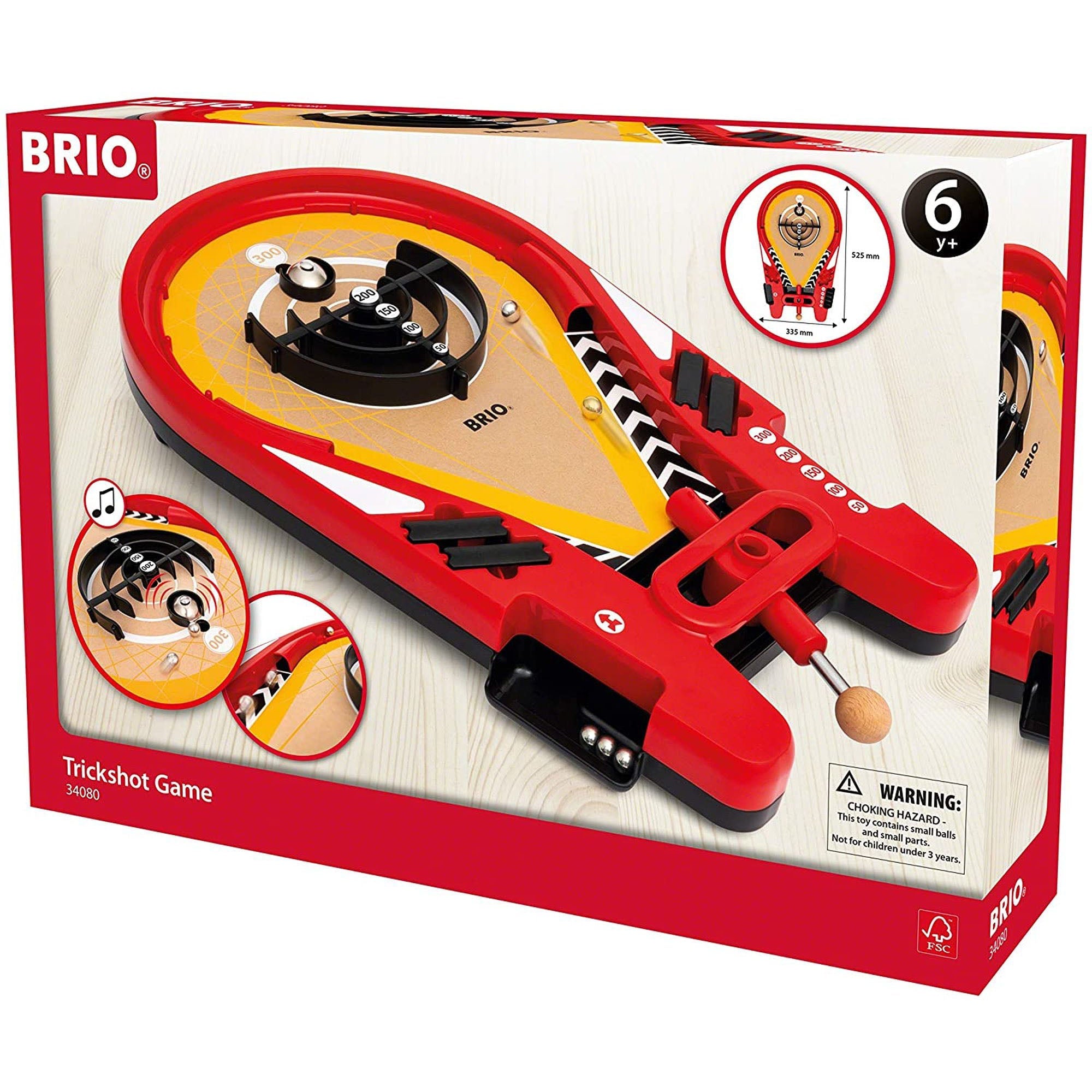BRIO - JOC DE INDEMANARE TRICKSHOT - BRIO (BRIO34080) - Libelula Vesela - Jucarii