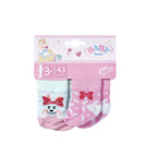 BABY BORN - SET 2 PERECHI SOSETE 43 CM DIVERSE MODELE - ZAPF (ZF831755) - Libelula Vesela - Jucarii