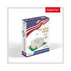 PUZZLE 3D CASA ALBA (NIVEL MEDIU 56 PIESE)  - CUBICFUN (CUC060H) - Libelula Vesela - Jucarii