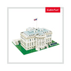 PUZZLE 3D CASA ALBA (NIVEL MEDIU 56 PIESE)  - CUBICFUN (CUC060H) - Libelula Vesela - Jucarii