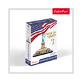 PUZZLE 3D STATUIA LIBERTATII (NIVEL MEDIU 39 PIESE)  - CUBICFUN (CUC080H) - Libelula Vesela - Jucarii