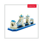 PUZZLE 3D TOWER BRIDGE (NIVEL MEDIU 52 PIESE)  - CUBICFUN (CUC238H) - Libelula Vesela - Jucarii