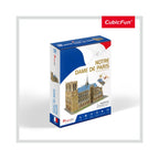 PUZZLE 3D NOTRE DAME (NIVEL MEDIU 53 PIESE)  - CUBICFUN (CUC242H) - Libelula Vesela - Jucarii