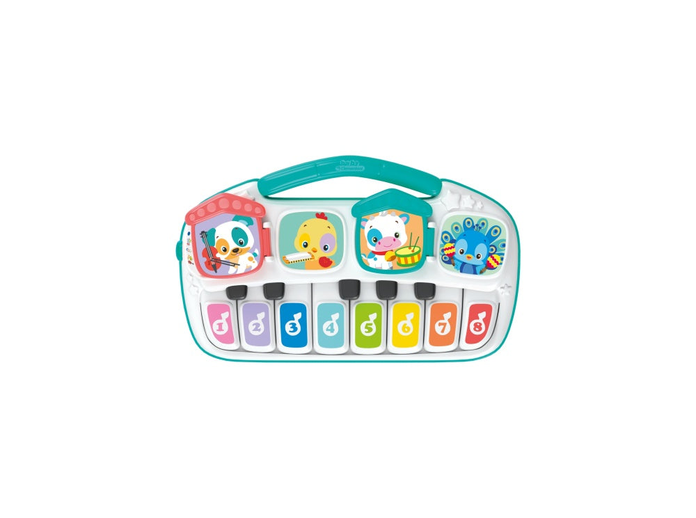 PIAN INTERACTIV CU ANIMALE - CLEMENTONI (CL17334) - Libelula Vesela - Jucarii