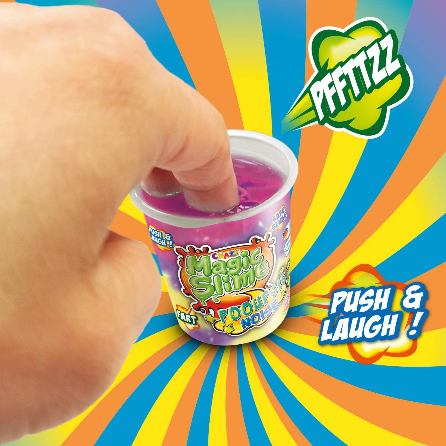 SLIME MAGIC - CU SUNETE AMUZANTE - DIVERSE CULORI - CRAZE (CRZ21989) - Libelula Vesela - Jucarii