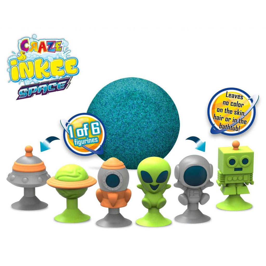 CRAZE - BILA EFERVESCENTA INKEE - CU SURPRIZA OM SPATIAL - CRAZE (CRZ23051) - Libelula Vesela - Jucarii