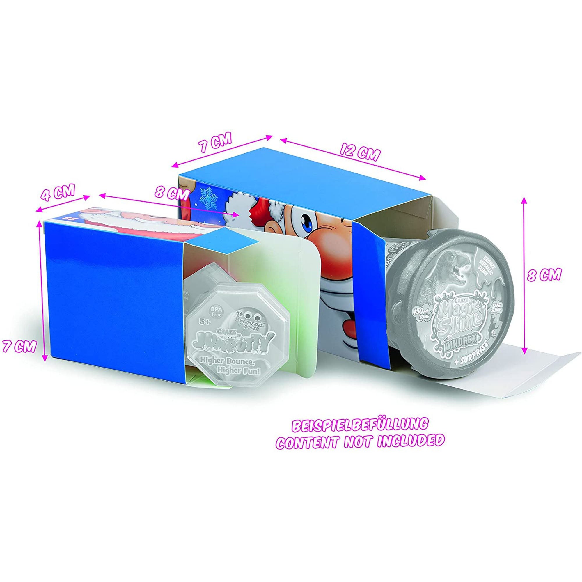 CALENDAR CRACIUN - MOS CRACIUN SI REN - CRAZE (CRZ25345) - Libelula Vesela - Jucarii