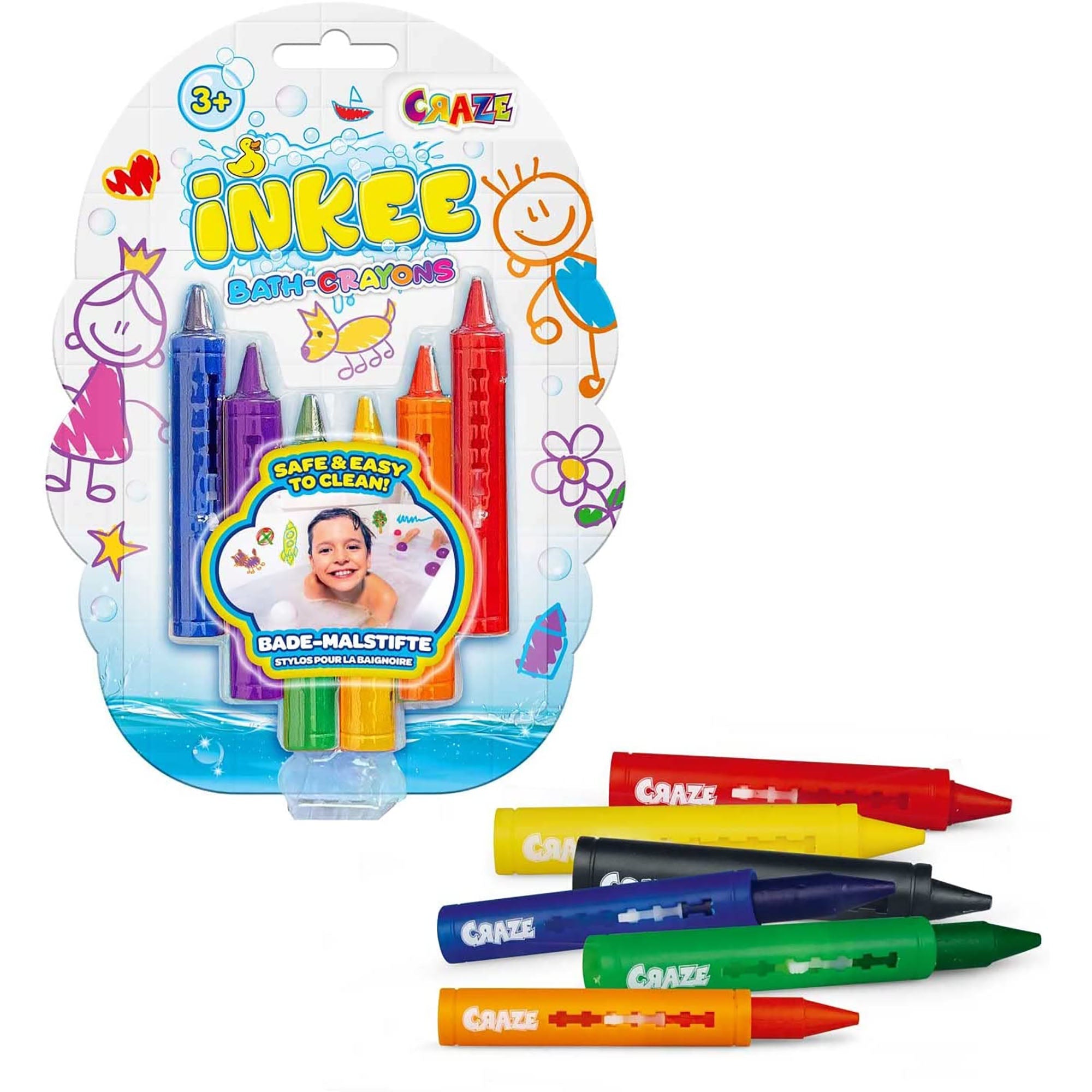 CRAZE - INKEE - CREIOANE DE COLORAT IN BAIE - CRAZE (CRZ28667) - Libelula Vesela - Jucarii