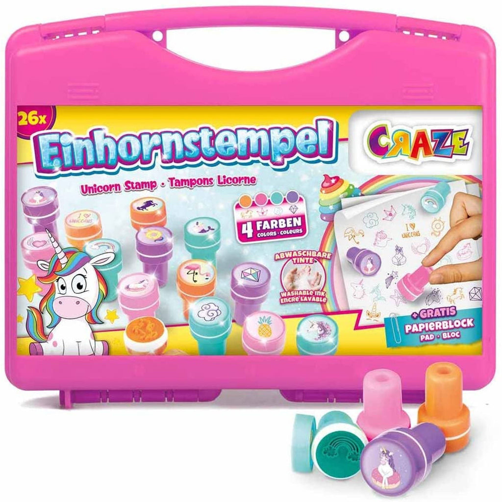 CRAZE - SET STAMPILE - UNICORNI - CRAZE (CRZ29190) - Libelula Vesela - Jucarii
