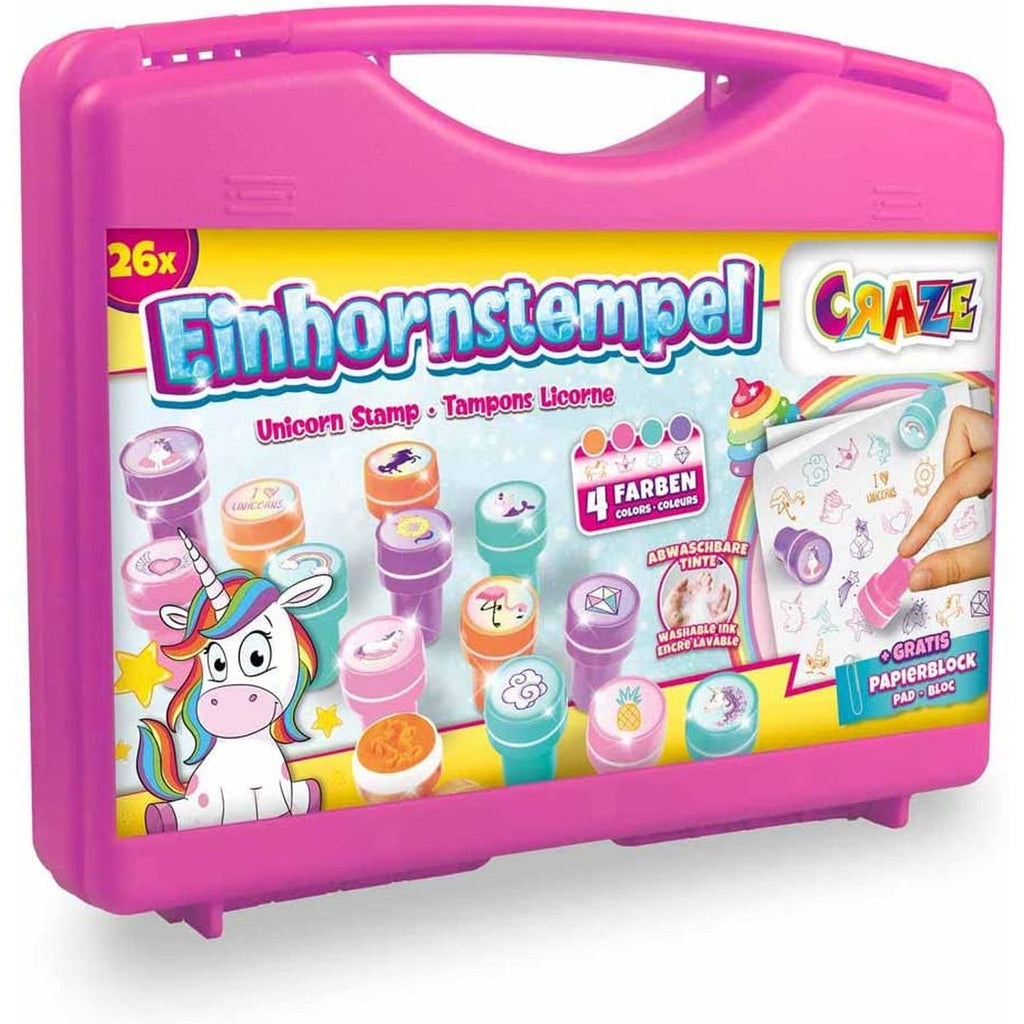 CRAZE - SET STAMPILE - UNICORNI - CRAZE (CRZ29190) - Libelula Vesela - Jucarii