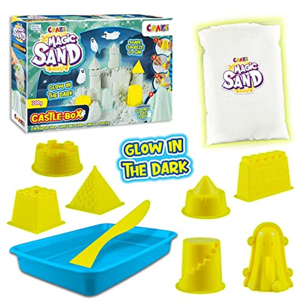 CRAZE - NISIP KINETIC - SET CASTEL - CRAZE (CRZ29787) - Libelula Vesela - Jucarii