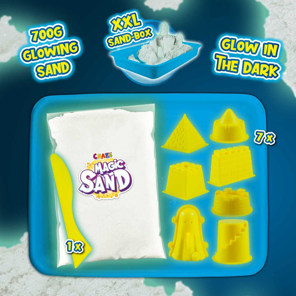 CRAZE - NISIP KINETIC - SET CASTEL - CRAZE (CRZ29787) - Libelula Vesela - Jucarii