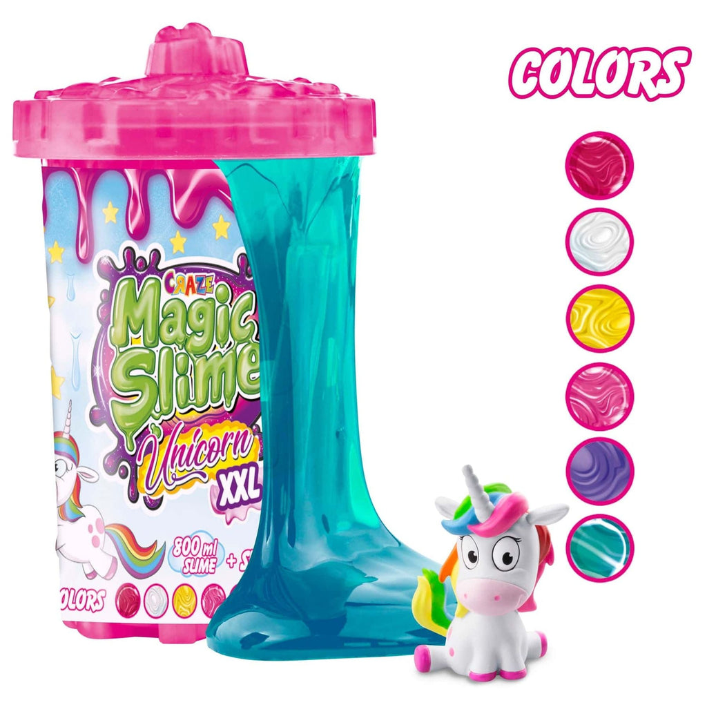 CRAZE - SLIME MAGIC XXL 600 ML - CU SURPRIZA UNICORN - CRAZE (CRZ34392) - Libelula Vesela - Jucarii