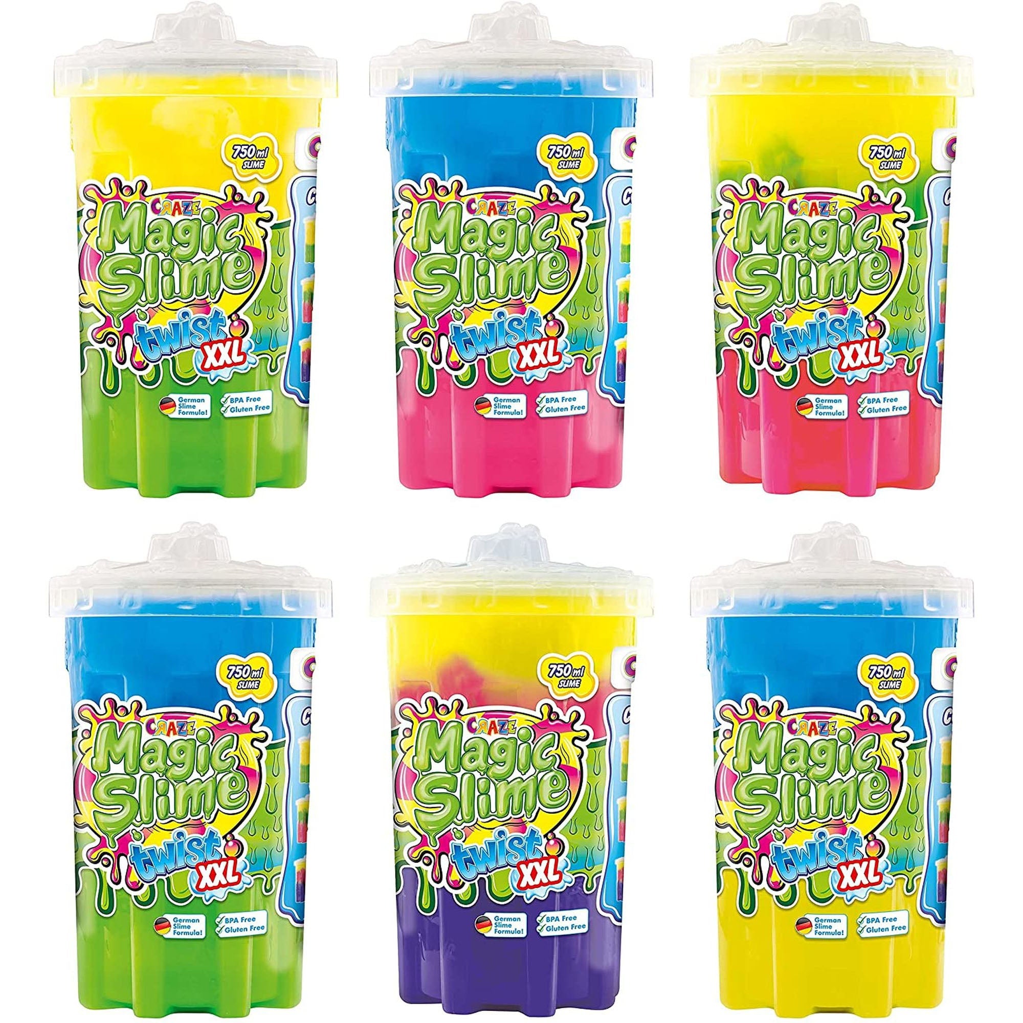 CRAZE - SLIME MAGIC XXL 750 ML - DIVERSE CULORI - CRAZE (CRZ34934) - Libelula Vesela - Jucarii