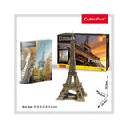 PUZZLE 3D+BROSURA-PARIS 80 PIESE - CUBICFUN (CUDS0998H) - Libelula Vesela - Jucarii