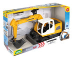 EXCAVATOR PLASTIC BAGR LIEBHERR A918 LITRONIC WORXX CUPA FUNCTIONALA 48 CM PENTRU COPII - LENA (LE04611) - Libelula Vesela - Jucarii