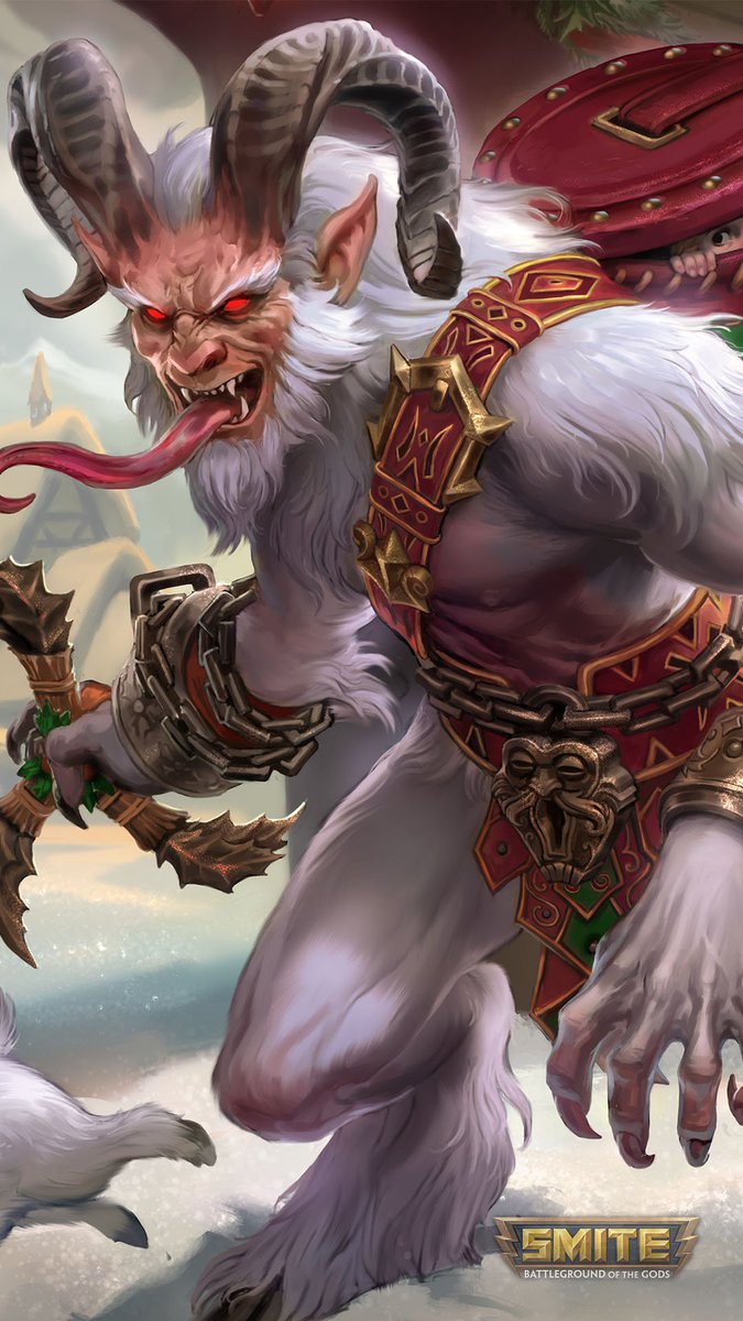SMITE - KRAMPUS CERNUNNOS SKIN (DLC) - PC - OFFICIAL WEBSITE - MULTILANGUAGE - WORLDWIDE - Libelula Vesela - Jocuri video