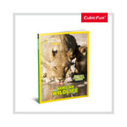 PUZZLE 3D + BROSURA - ANIMALE SALBATICE 69 PIESE - CUBICFUN (CUDS0972H) - Libelula Vesela - Jucarii