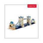 PUZZLE 3D + BROSURA - TOWER BRIDGE 120 PIESE - CUBICFUN (CUDS0978H) - Libelula Vesela - Jucarii