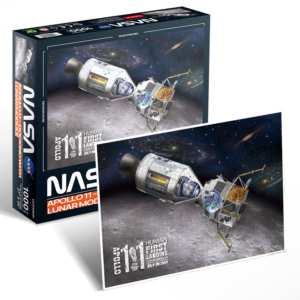CUBIC FUN - PUZZLE NASA - MODULUL DE COMANDA APOLLO 11, 1000 PIESE - CUBIC FUN (CUDS1029h) - Libelula Vesela - Jucarii