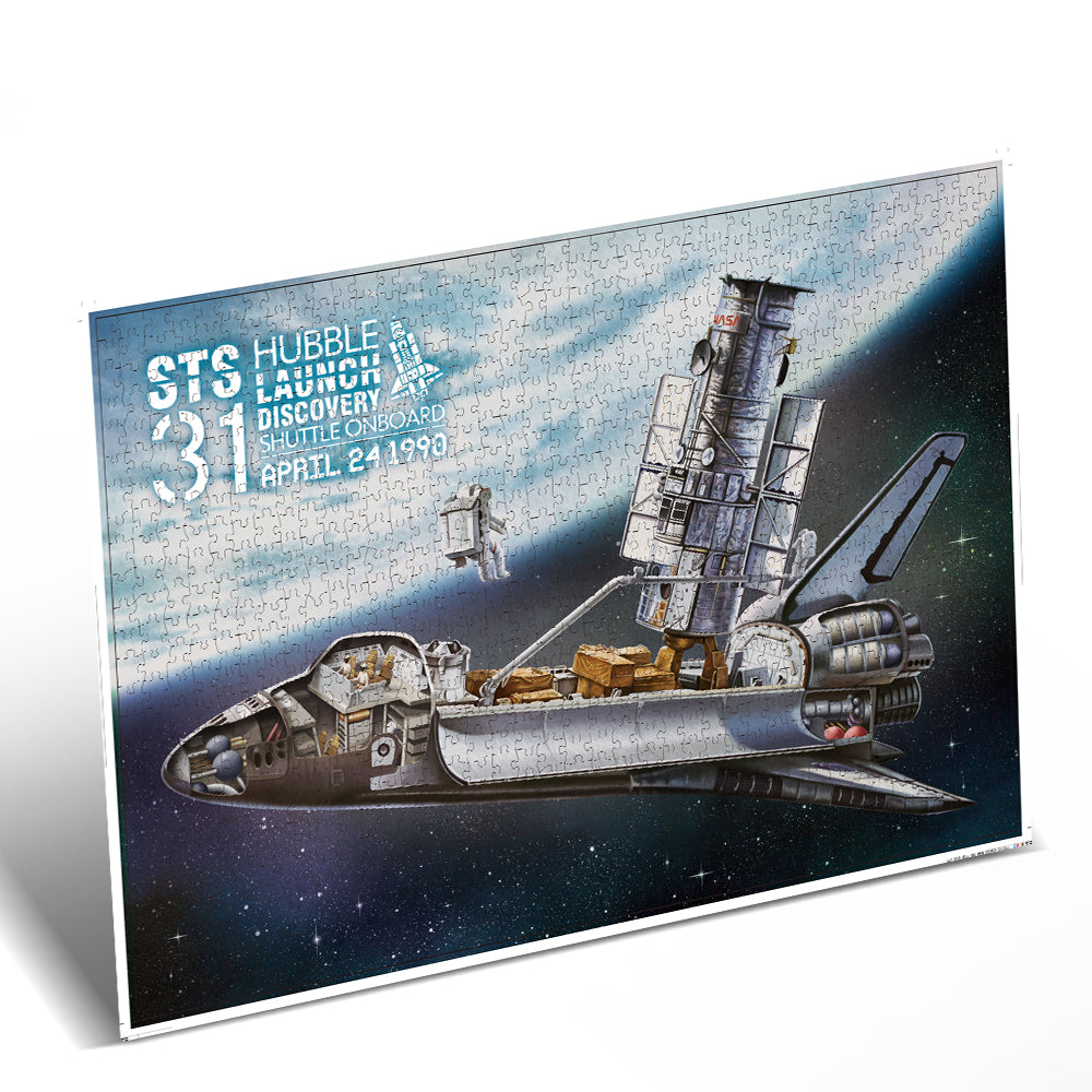 CUBIC FUN - PUZZLE NASA - HUBBLE SPACE TELESCOPE, 1000 PIESE - CUBIC FUN (CUDS1030h) - Libelula Vesela - Jucarii