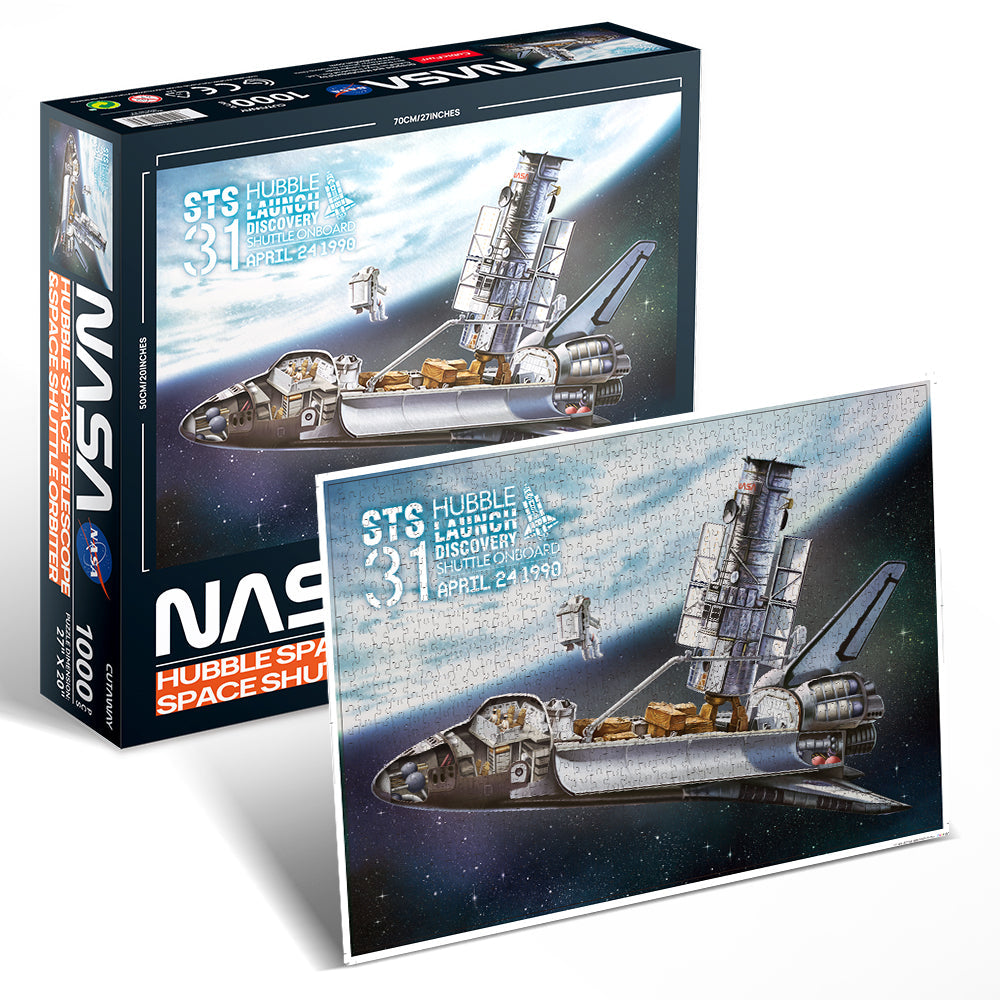 CUBIC FUN - PUZZLE NASA - HUBBLE SPACE TELESCOPE, 1000 PIESE - CUBIC FUN (CUDS1030h) - Libelula Vesela - Jucarii