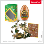 CUBIC FUN - PUZZLE IN CUTIE TRICERATOPS 63 PIESE - CUBIC FUN (CUDS1042h) - Libelula Vesela - Jucarii