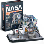 CUBIC FUN - PUZZLE 3D NASA - MODULUL LUNAR APOLLO 11, 93 PIESE - CUBIC FUN (CUDS1058h) - Libelula Vesela - Jucarii