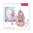 PUZZLE 3D + STICKERE GRADINA SECRETA A PRINTESEI 92 PIESE - CUBICFUN (CUE1623H) - Libelula Vesela - Jucarii