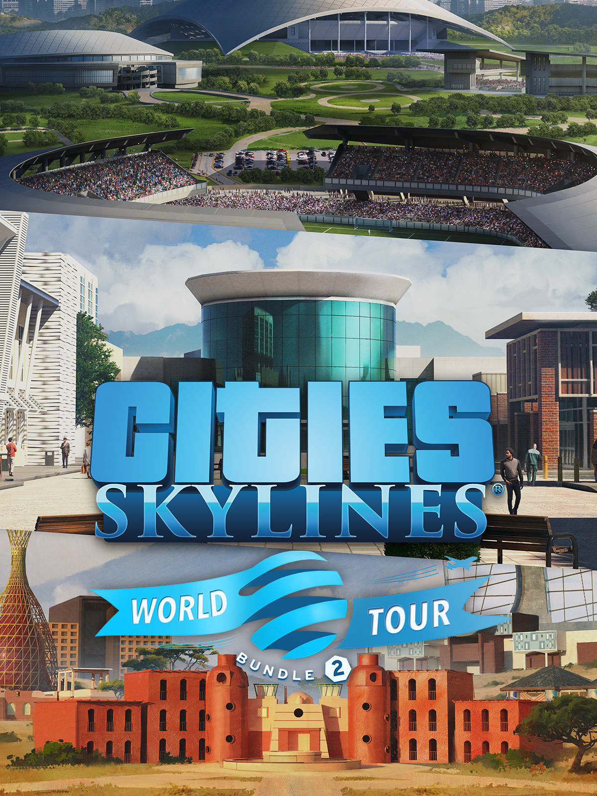 CITIES: SKYLINES - WORLD TOUR BUNDLE 2 - STEAM - PC - MULTILANGUAGE - WORLDWIDE - Libelula Vesela - Jocuri video