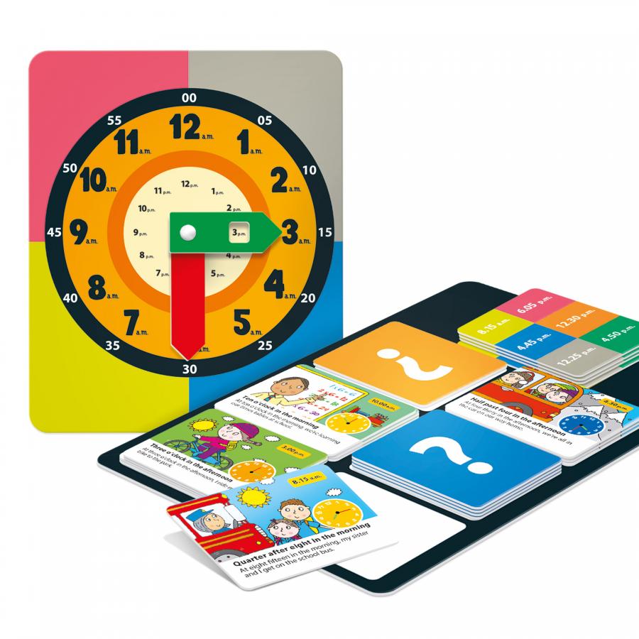 JOC SA INVATAM ORA SI ZILELE - HEADU (HE22786) - Libelula Vesela - Jucarii