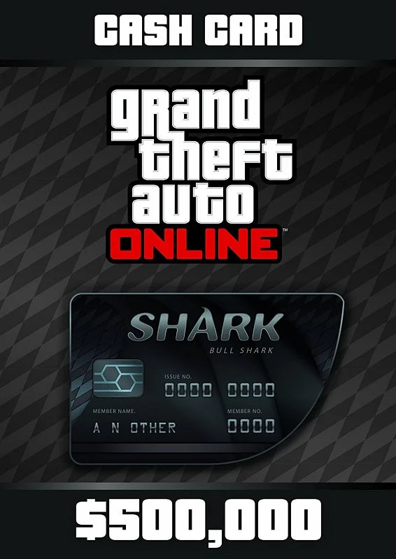 GRAND THEFT AUTO ONLINE - $500.000 BULL SHARK CASH CARD - STEAM - PC - MULTILANGUAGE - EU - Libelula Vesela - Jocuri video