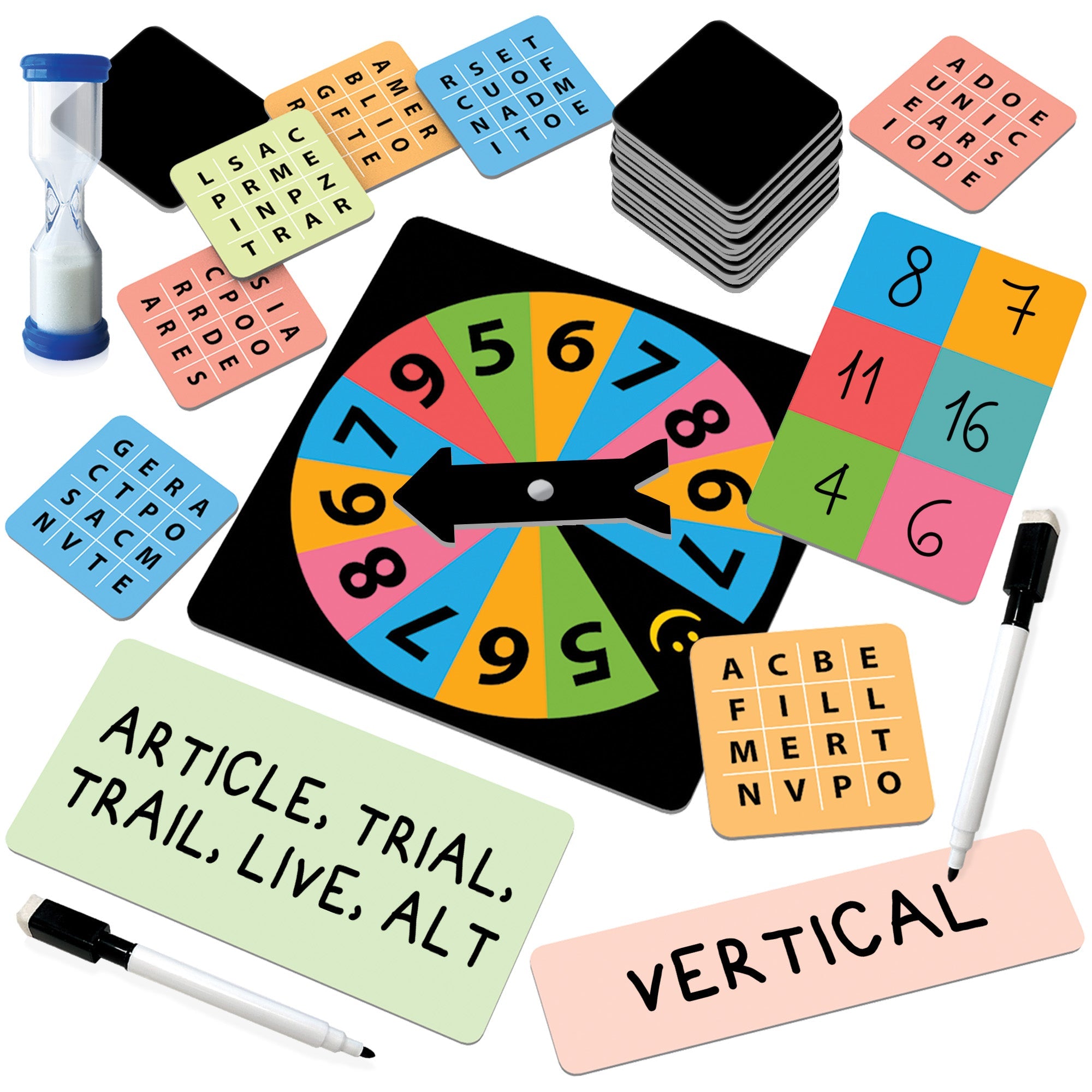 HEADU LUDIC - JOCUL ANAGRAMELOR - HEADU (HE26050) - Libelula Vesela - Jucarii