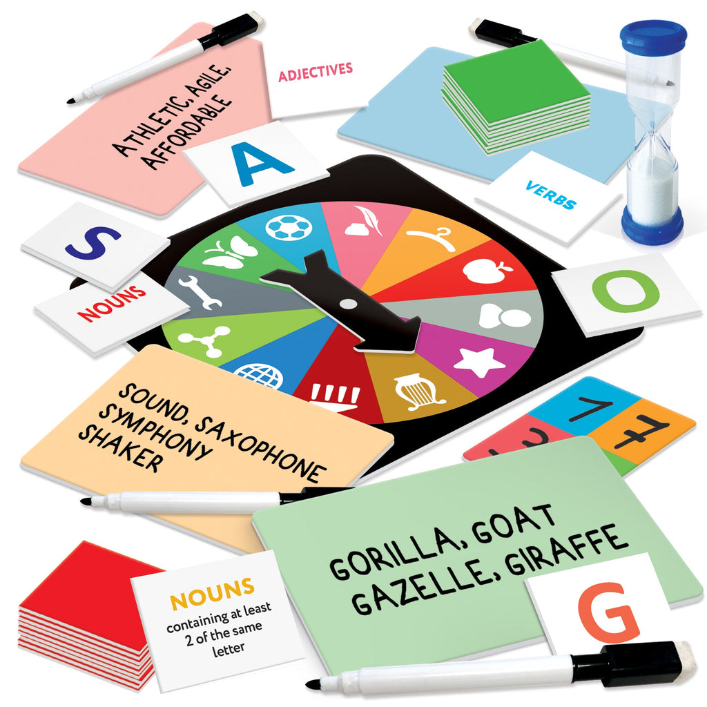 HEADU LUDIC - JOC SA GASIM CUVINTE CARE INCEP CU ACEEASI LITERA - HEADU (HE28375) - Libelula Vesela - Jucarii